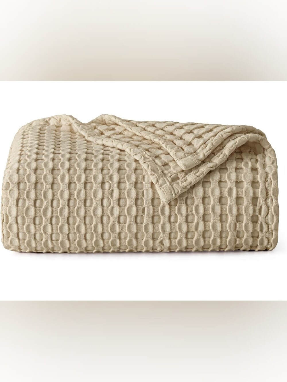 Bedsure Cooling Waffle Throw Blanket 66x90
